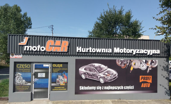 Zdjęcia sklep samochodowy MOTO-CAR w Kostrzyn 