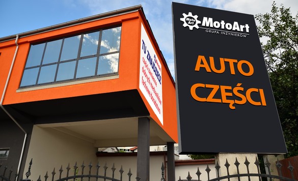 Zdjęcia sklep samochodowy MOTOART w Kielce
