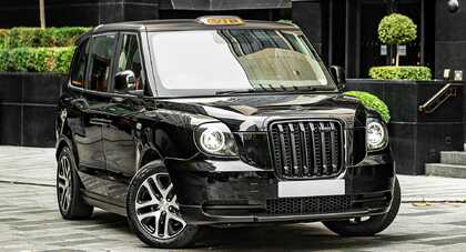 Londyńska taksówka LEVC TX5 po wizycie w Kahn Design to królowa wśród taryf