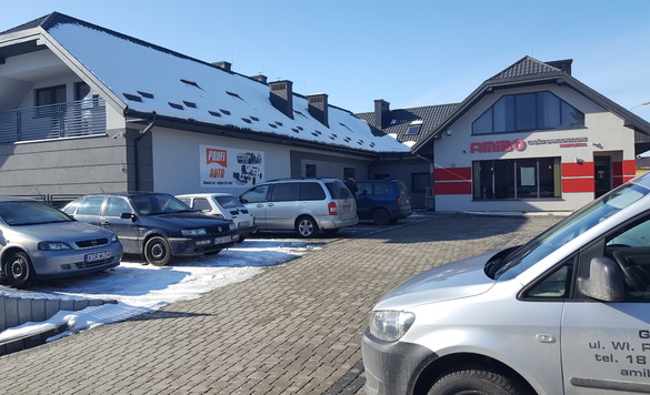 Zdjęcia sklep samochodowy AMIBO w Gorlice