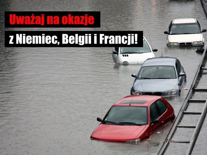 Samochody popowodziowe trafiają do Polski. Uważaj na okazje z Niemiec 🇩🇪, Belgii 🇧🇪 i Francji 🇫🇷❗…