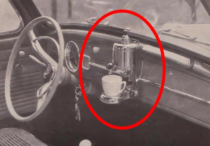 W 1959 r. opcją wyposażenia Volkswagena był ekspres do kawy. Znasz inne, dziwne elementy…