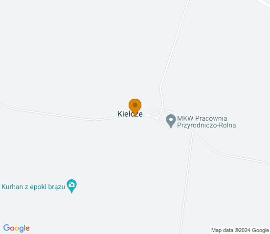 Mapa dojazdu do warsztatu samochodowego w miejscowości Kiełcze